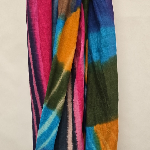 Colorful Abstract Pattern Scarf - Picture 3 of 8